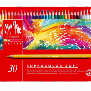 Caran d’Ache – Confezione da 30 pastelli Caran d’Ache  Supracolor Soft. – 3.888.330