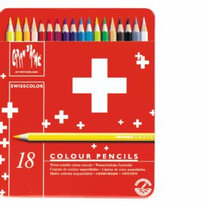 Caran d’Ache – Confezione da 18 pastelli Caran d’Ache Swisscolor – 1.285.718
