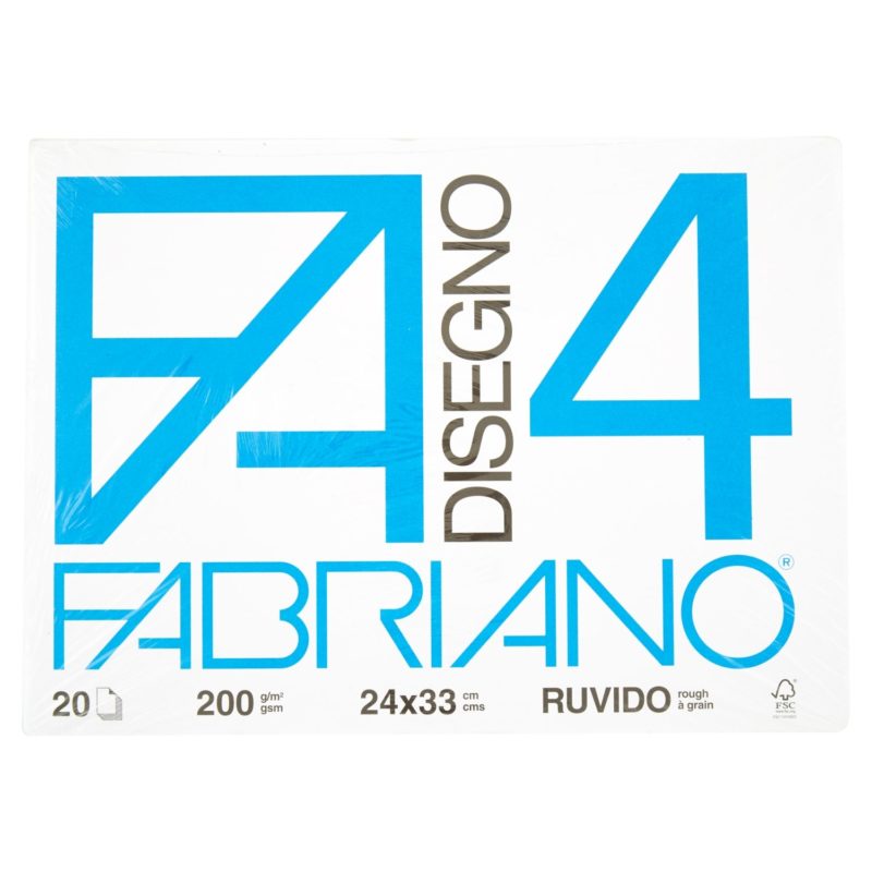 Fabriano - Album da disegno F4 RUVIDO  24x33cm - 35863 