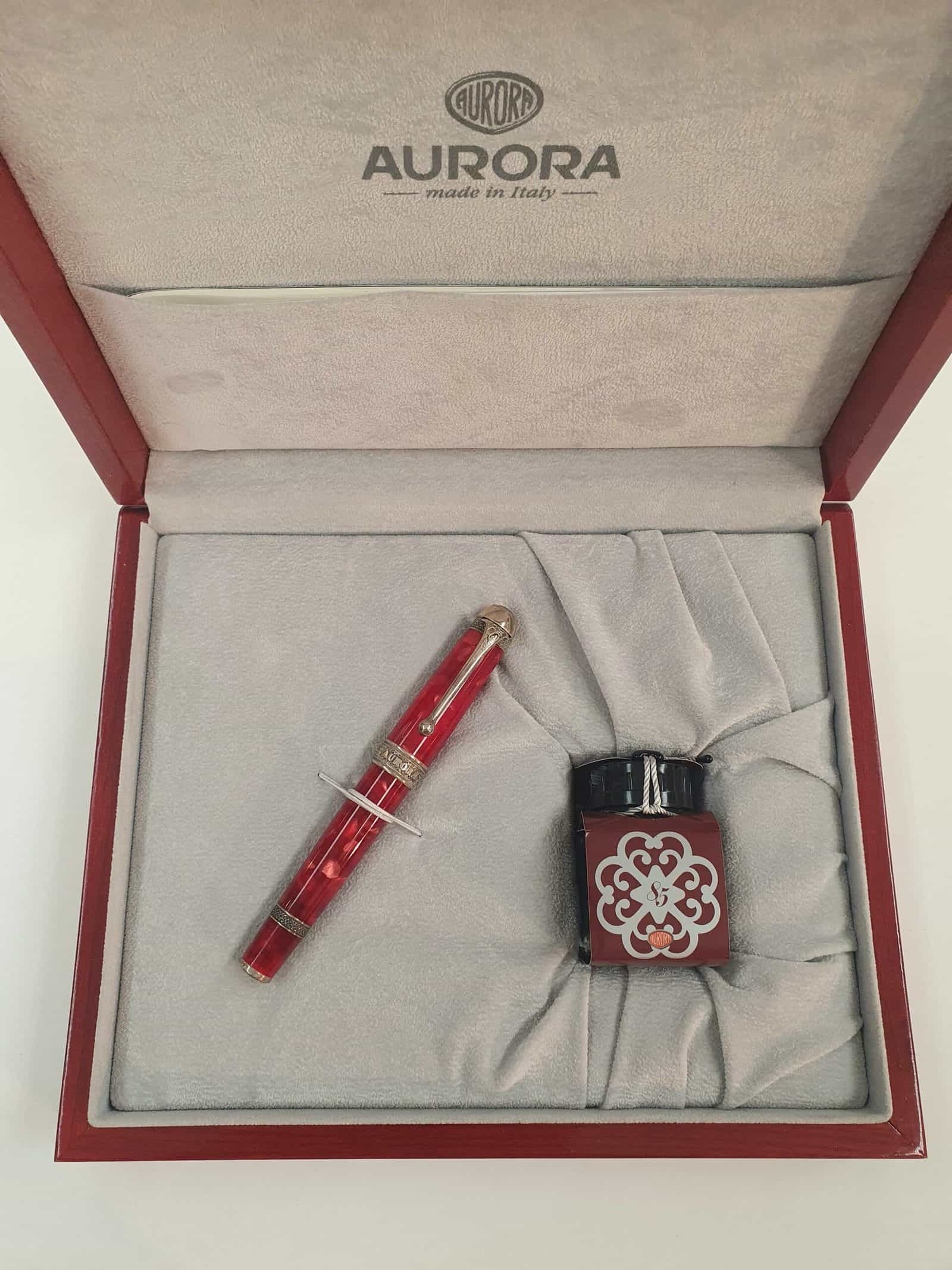 Aurora - Penna stilografica Aurora Edizione limitata 85° anniversario. Pennino M - 946 - immagine 3