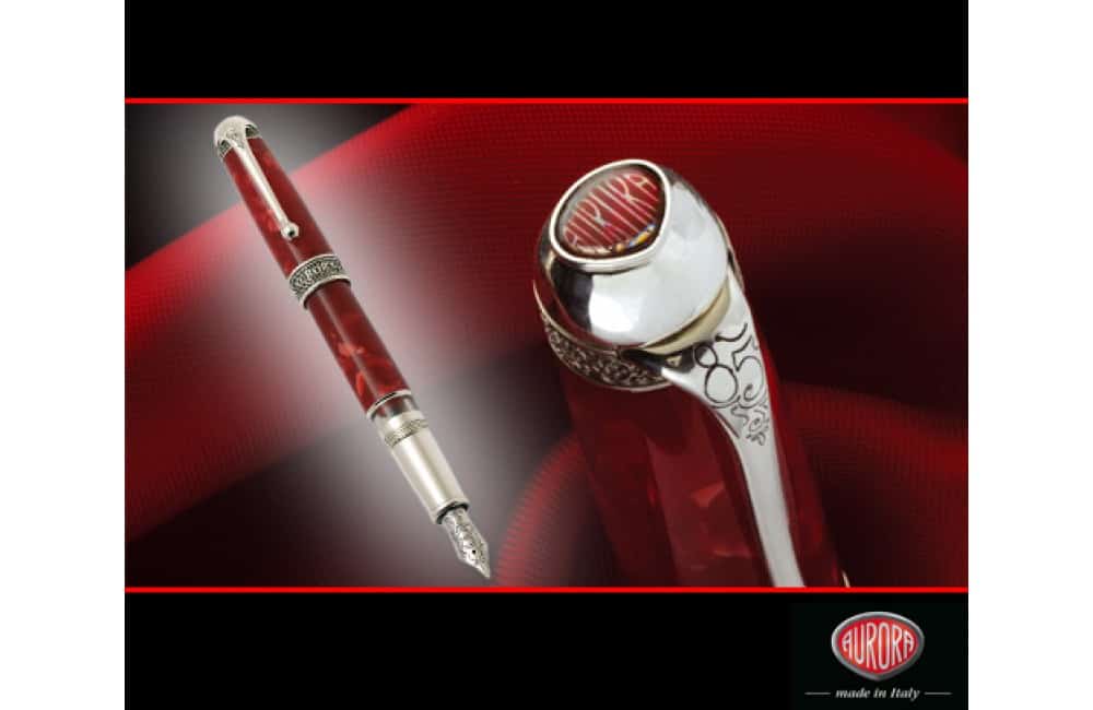 Aurora - Penna stilografica Aurora Edizione limitata 85° anniversario. Pennino M - 946
