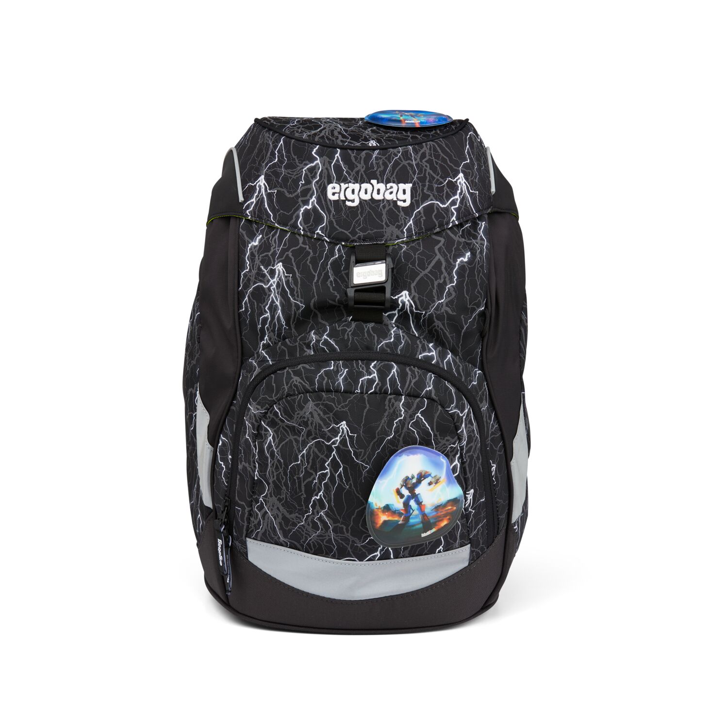 Ergobag - Zaino per la scuola primaria ergonomico Ergobag Prime Super ReflectBear Glow- Super Reflex Glow Edition - EBA-SIN-003-9Z6