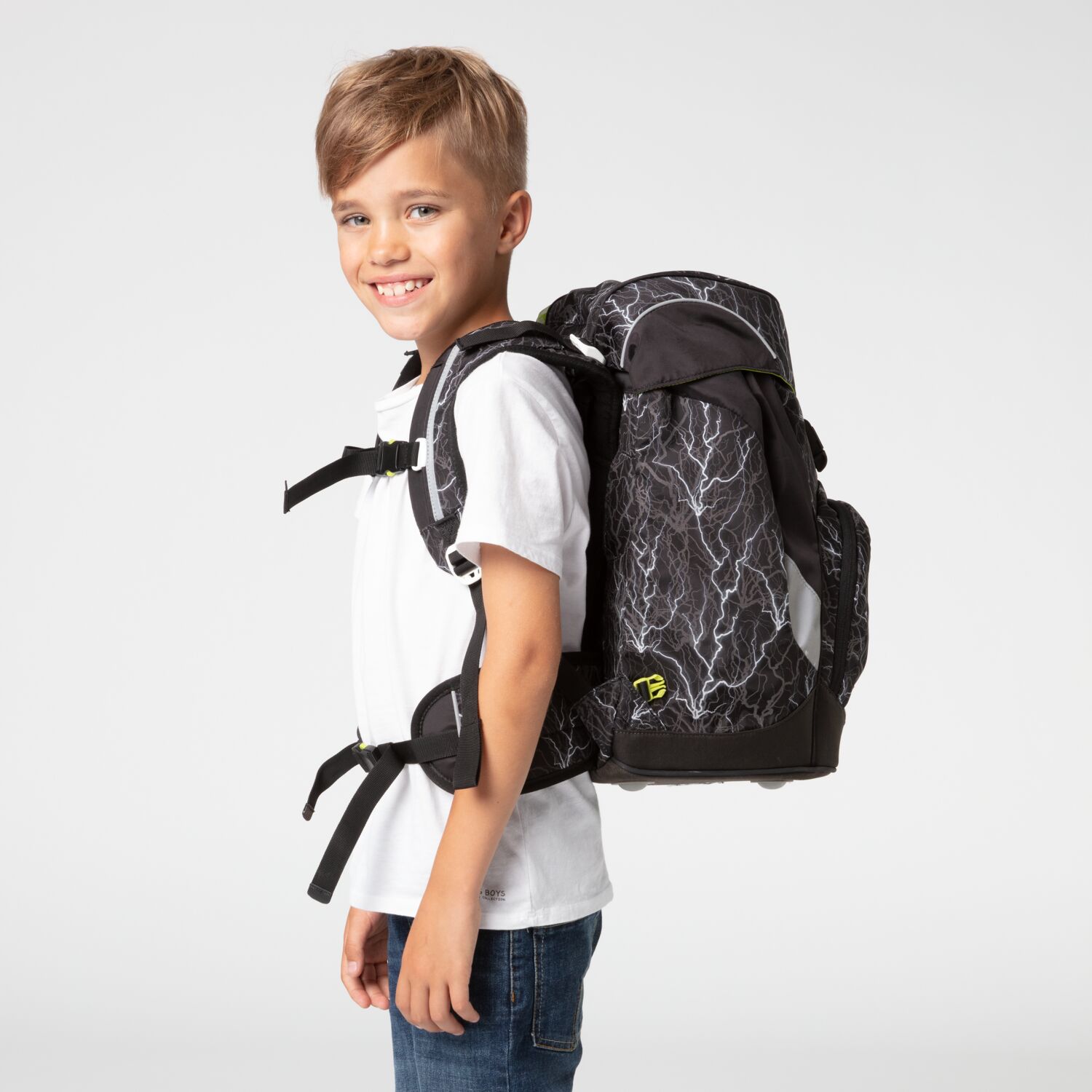 Ergobag - Zaino per la scuola primaria ergonomico Ergobag Prime Super ReflectBear Glow- Super Reflex Glow Edition - EBA-SIN-003-9Z6 - immagine 5