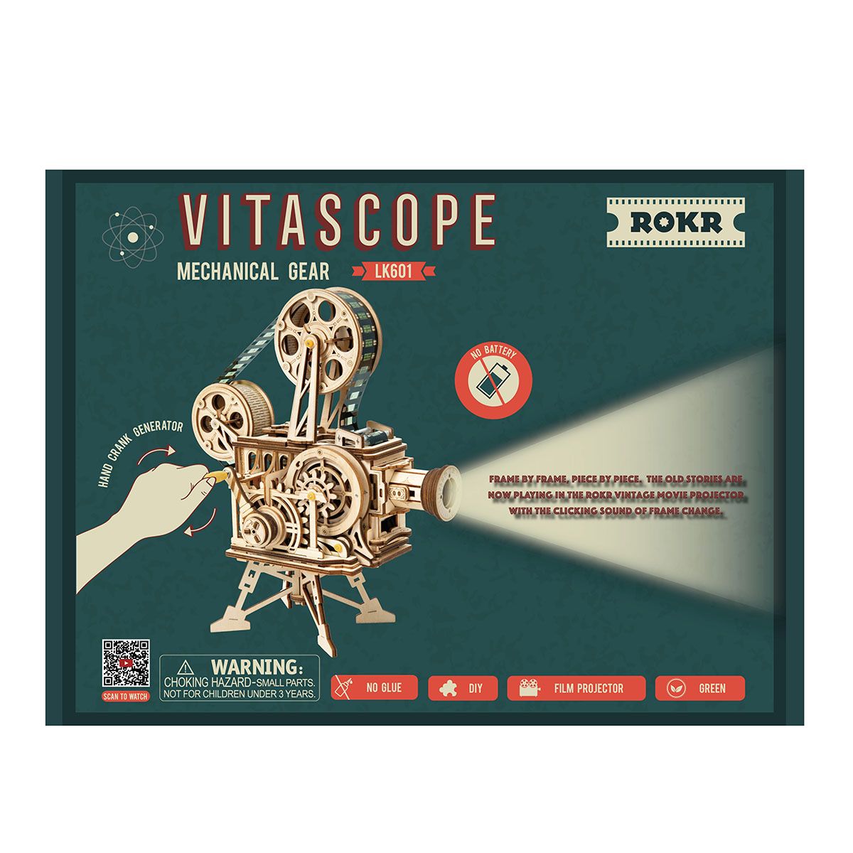 Robotime Rokr - Vitascope proiettore - LK601 - immagine 7