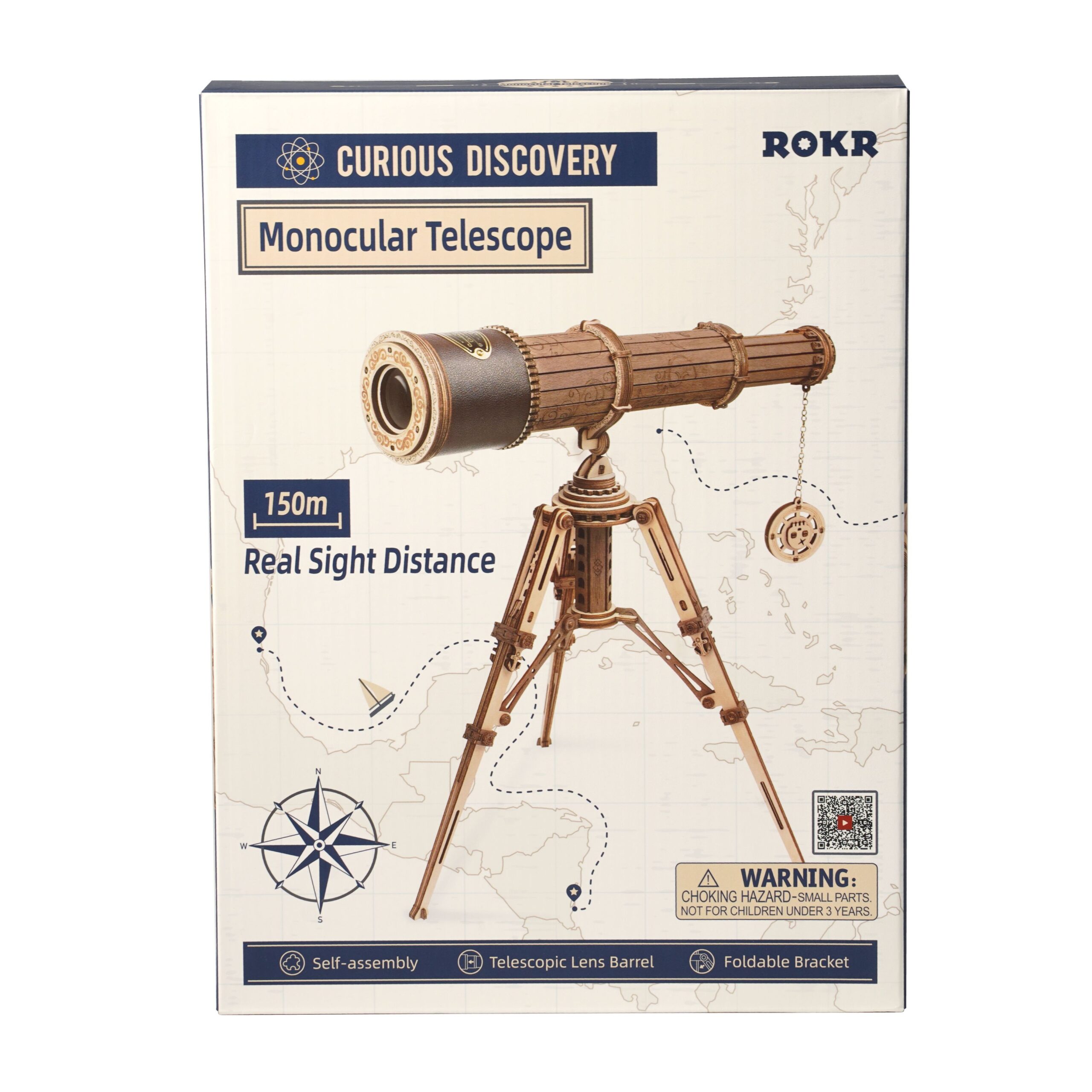 Robotime Rokr - Monocular telescope 3D - ST004 - immagine 3