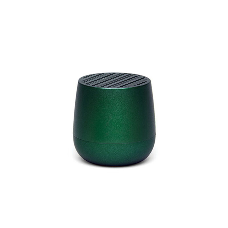Lexon - MINO+ speaker bluetooth con doppia modalità di ricarica , colore verde scuro - LA125DG1