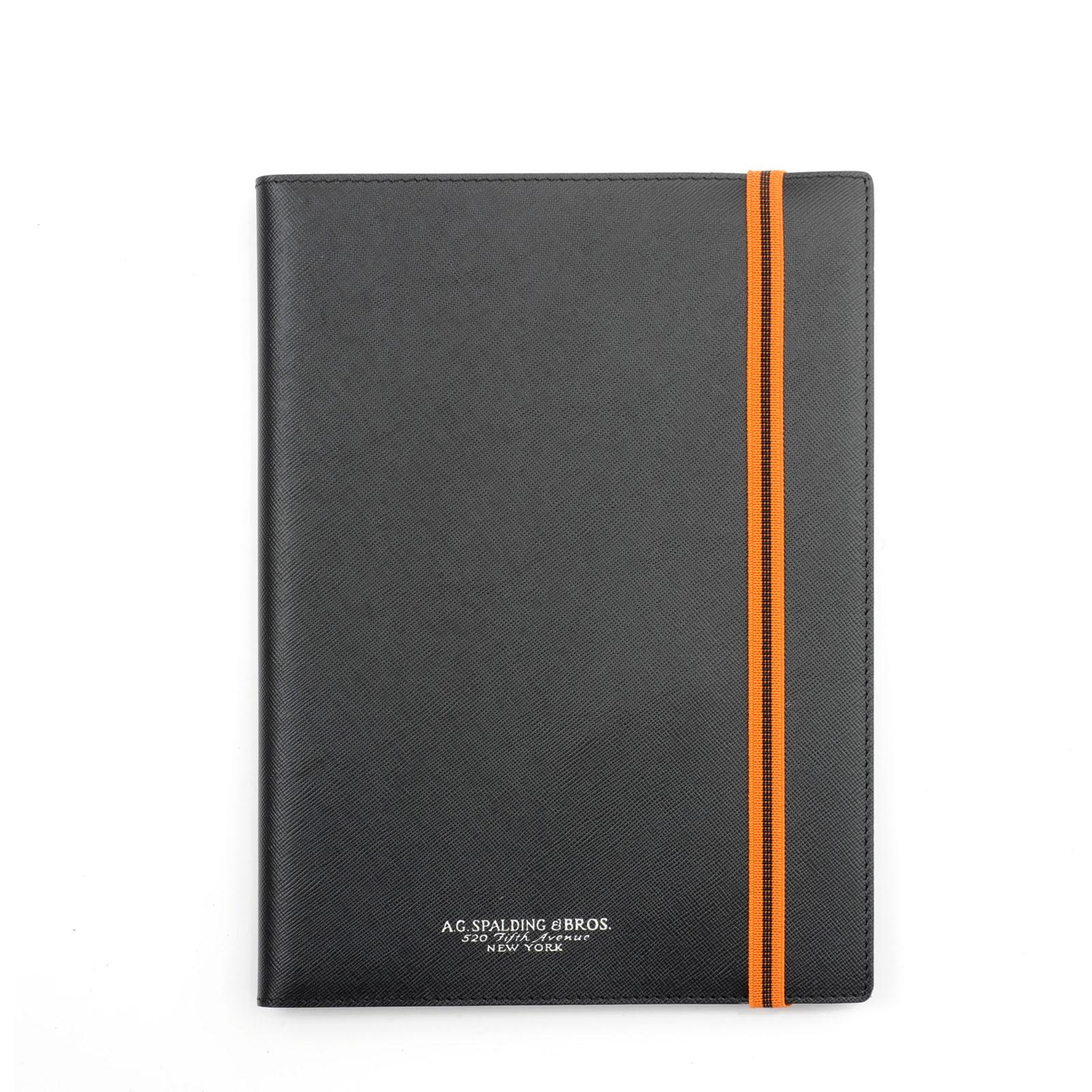Spalding&Bros - AGENDA Spalding & Bros  SPIRALE SETTIMANALE NEW EASY REGIMENTAL 2024 COLORE: NERO - 380962P900