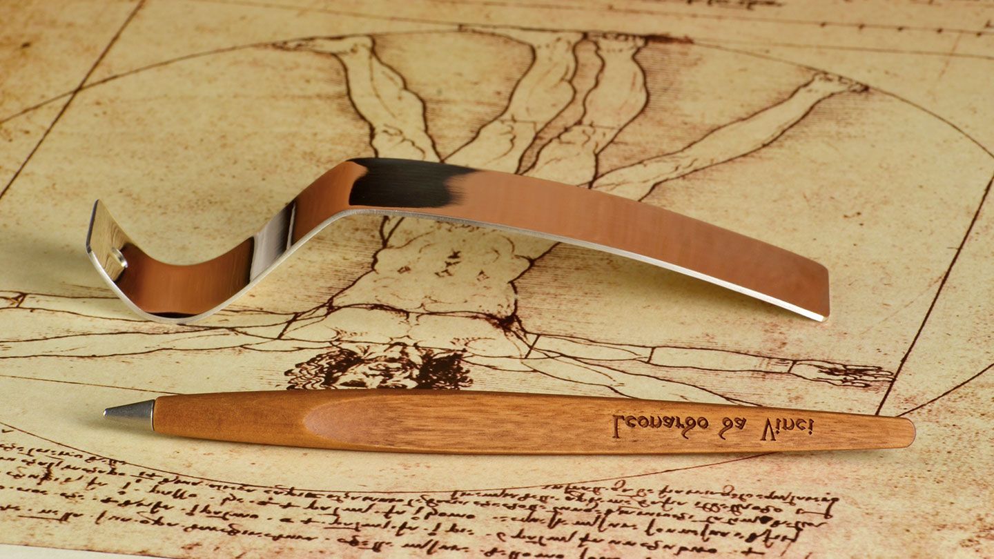 Pininfarina Segno - Piuma- Collezione Leonardo 500th. In legno di pero - NPKRE01680 - immagine 2