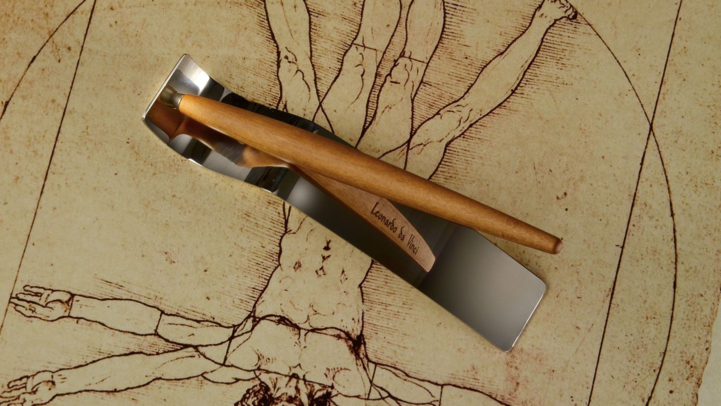Pininfarina Segno - Piuma- Collezione Leonardo 500th. In legno di pero - NPKRE01680 - immagine 3