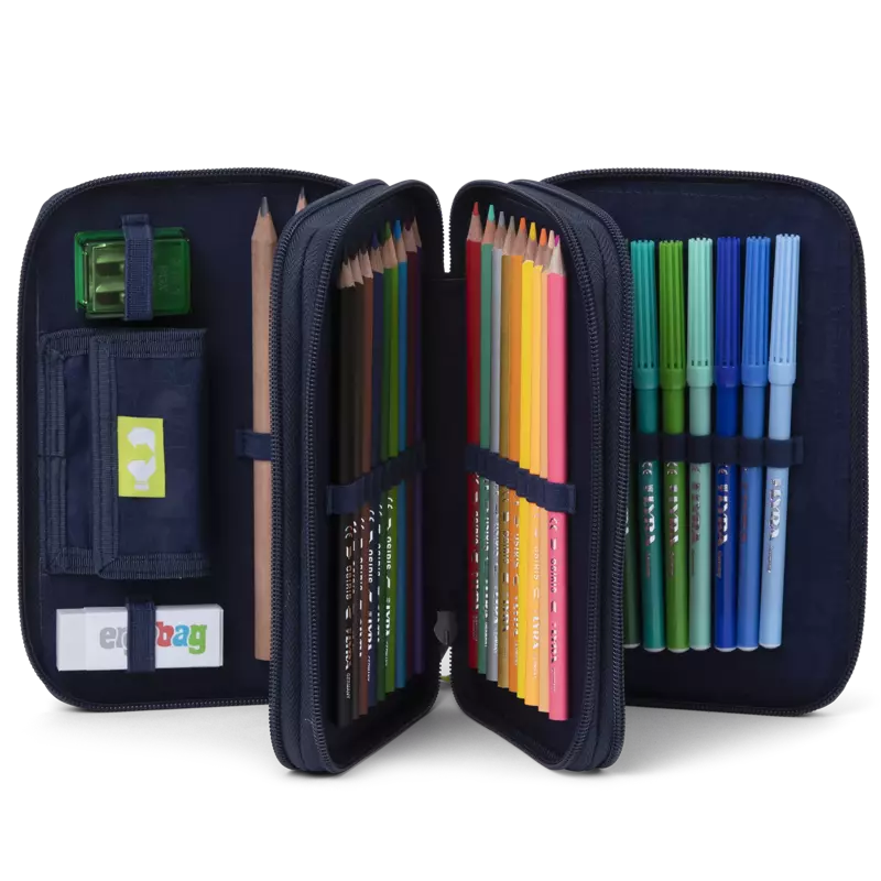 Ergobag - Maxi astuccio FireDragonBear a 3 cerniere. LUMI edition - 00483-90285-10 - immagine 2