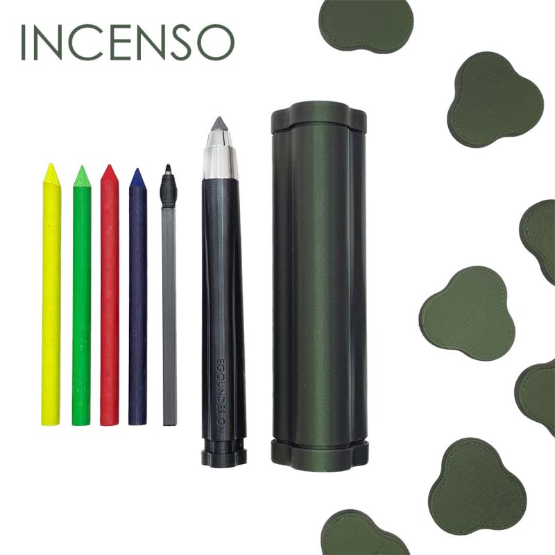Egoundesign - TRILOBY ME/EGOPUNTOEMME Atelier portatile colore incenso cangiante - TRILOBYMEINCENSO