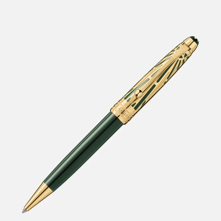 Montblanc - Penna a sfera MEISTERSTÜCK THE ORIGIN COLLECTION DOUÉ CLASSIQUE colore verde - 131352