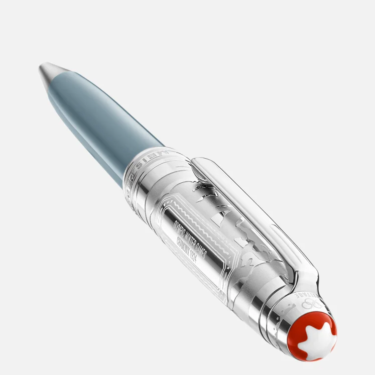 Montblanc - Penna a sfera Montblanc per Olympic Heritage Chamonix 1924, modello Douè - 131369 - immagine 3
