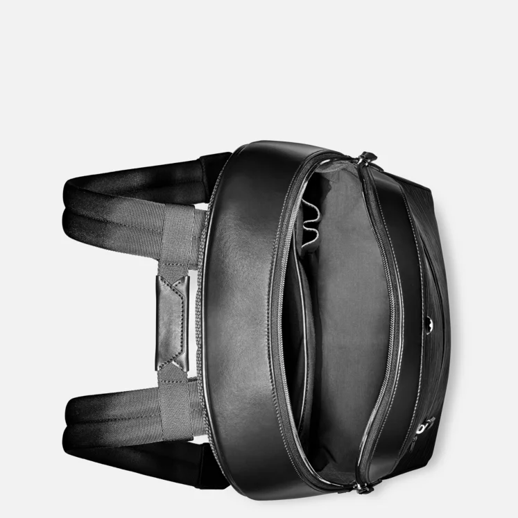 Montblanc - Zaino Montblanc 4810 in pelle colore nero. Misura piccola - 130914 - immagine 2