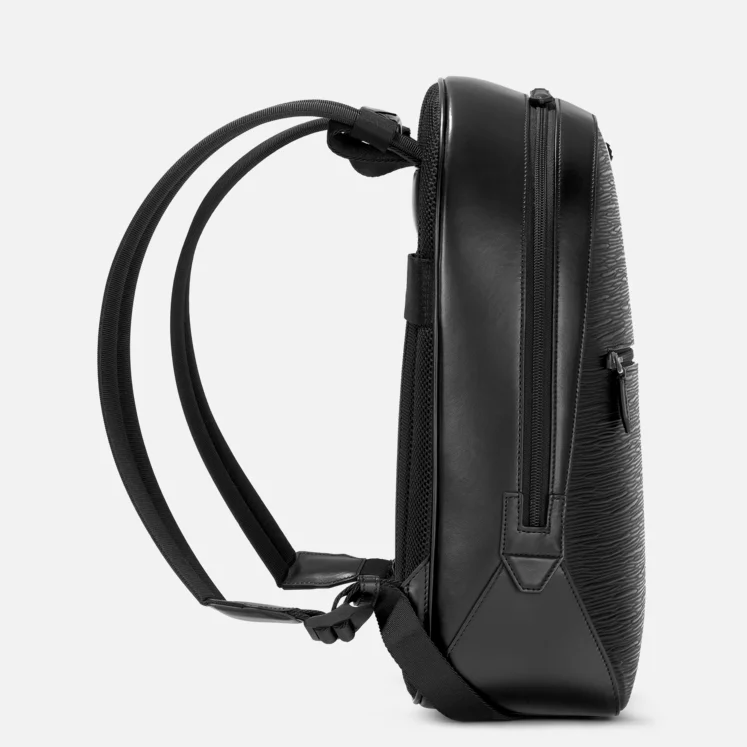 Montblanc - Zaino Montblanc 4810 in pelle colore nero. Misura piccola - 130914 - immagine 3