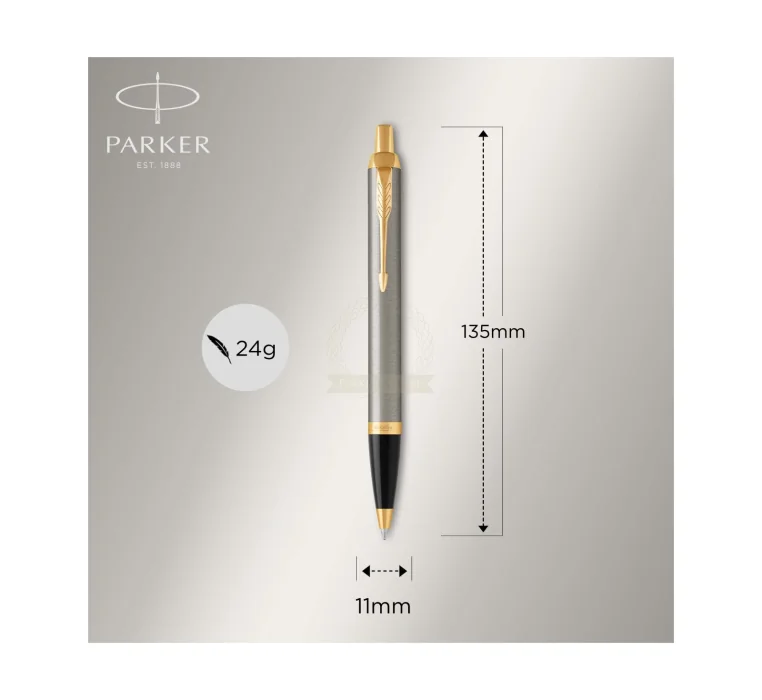 Parker - Penna a sfera Parker IM Brushed Metal GT - 1931670 - immagine 3