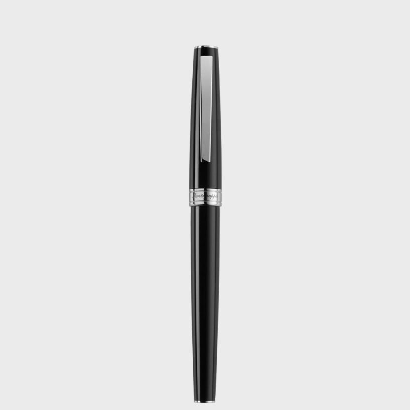 Montegrappa - Penna roller Montegrappa Armonia , in pregiata resina colore nero - ISA1RRAC