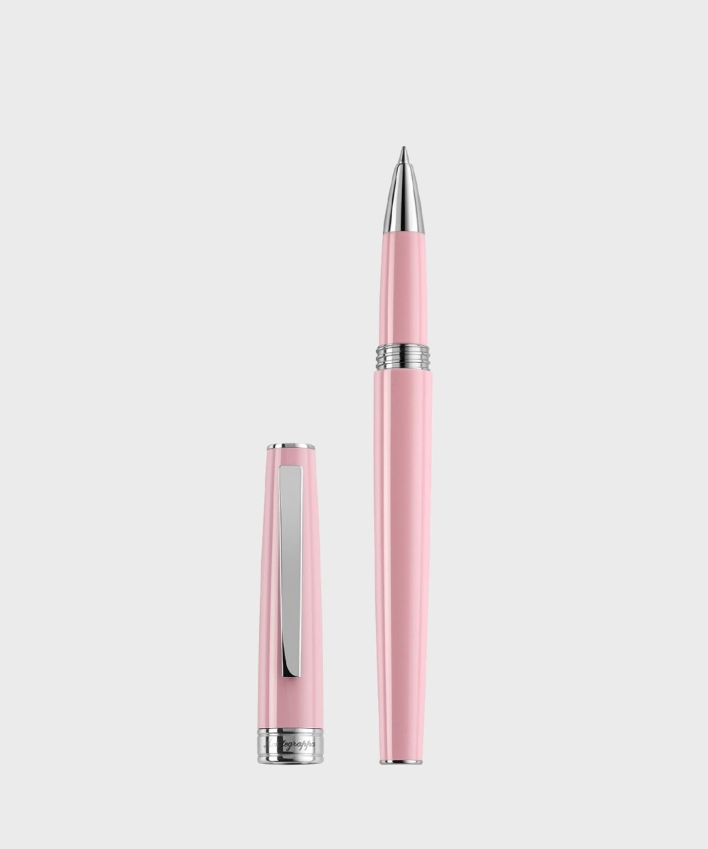 Montegrappa - Penna roller Montegrappa Armonia , in pregiata resina colore Pink - ISA1RRAS