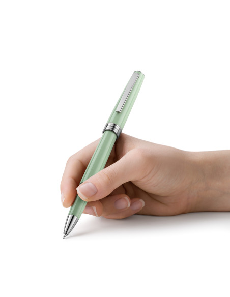 Montegrappa - Penna a sfera Montegrappa Armonia , in pregiata resina colore Neo Mint - ISA1RBAG - immagine 2