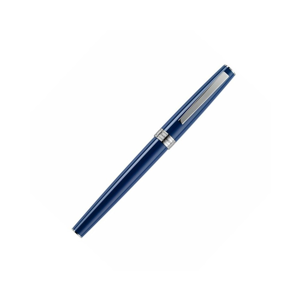 Montegrappa - Penna roller Montegrappa Armonia , in pregiata resina colore dark blue - ISA1RRAD