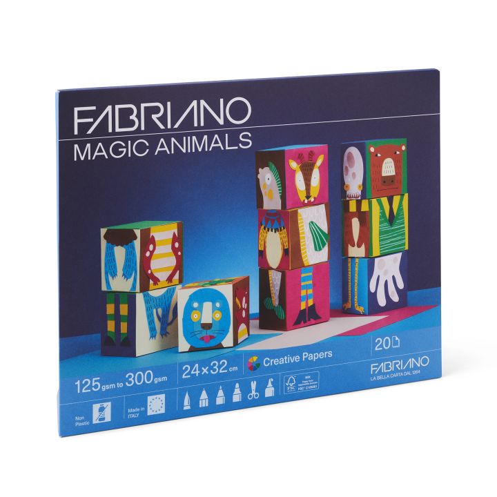 Fabriano - Fabriano Magic Animals Set di carta per creare - S0400010