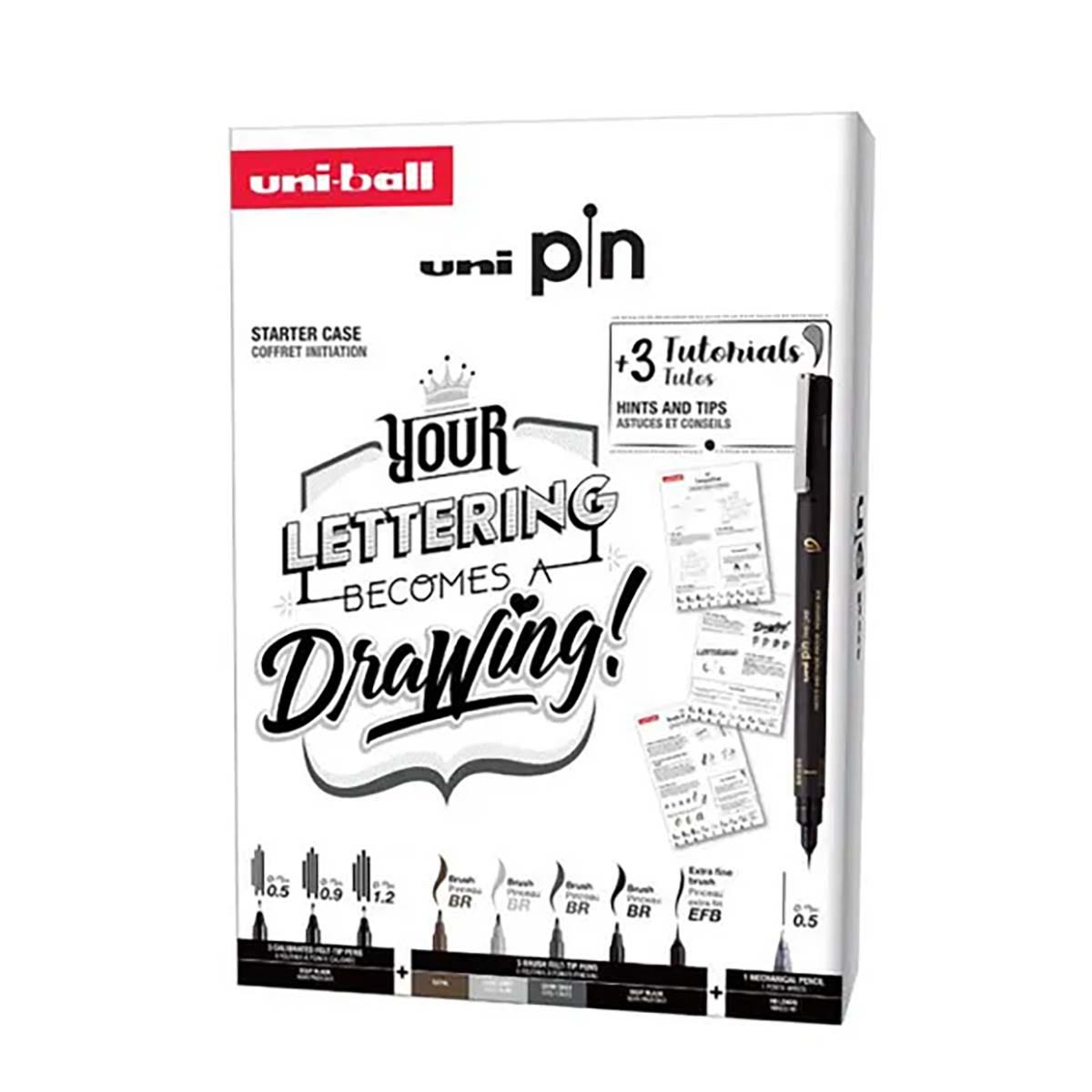 Uni-ball - Set Uni Pin Lettering - PIN8P2