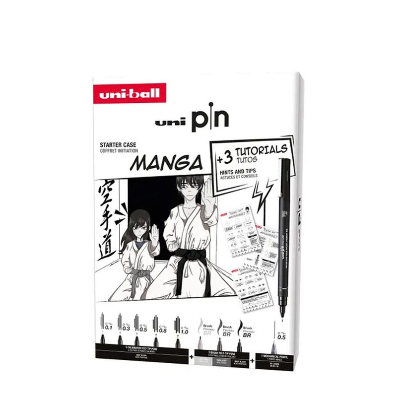 Uni-ball - Set Uni Pin Manga - PIN8P1