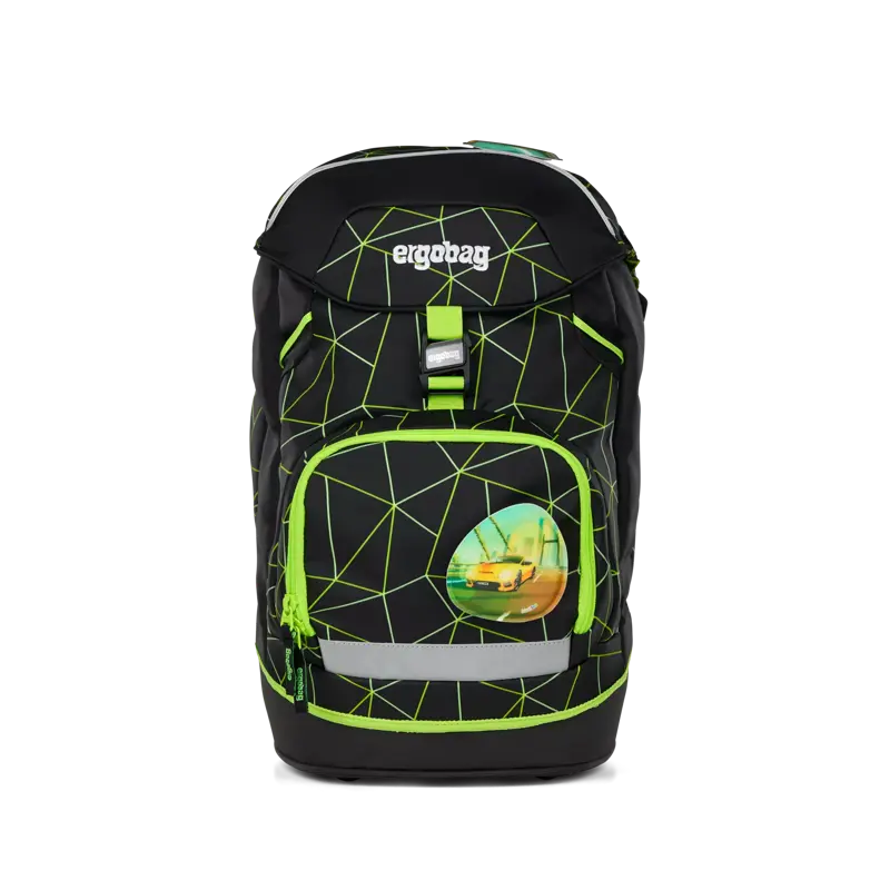 Ergobag - Zaino per la scuola primaria ergonomico e sostenibile Ergobag Prime CyBear Race - 01286-90357-10