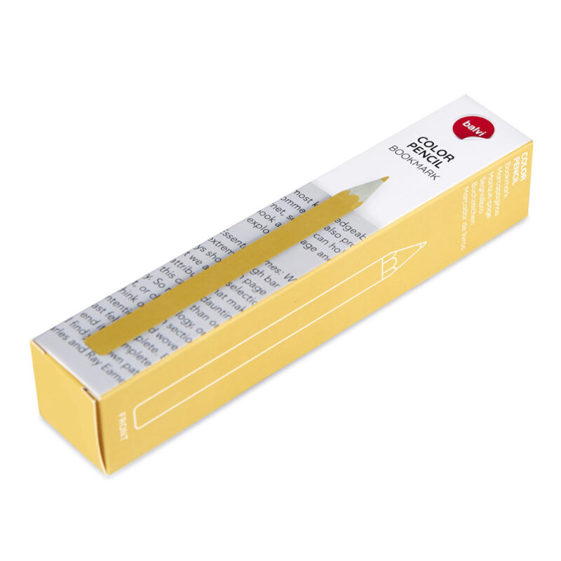 Balvi - Segnalibro a forma di matita colore giallo. - 27481G