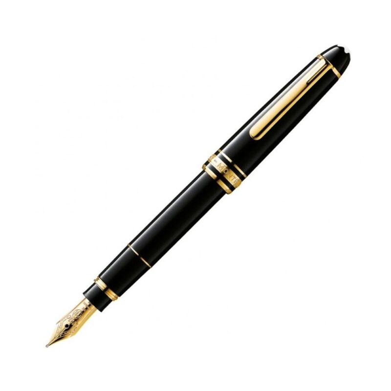 Montblanc - Penna stilografica Meisterstück Mozart finiture dorate, F - 107701