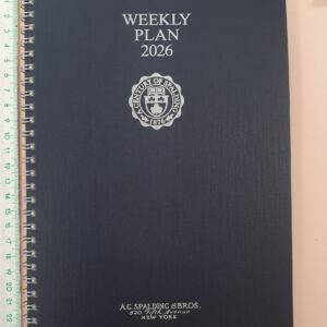 Spalding&Bros – Spiral weekly planner. Ricambio interno agenda settimanale 2026 Spalding & Bros – 183431U999