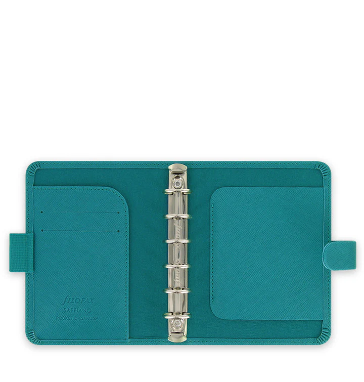 Filofax - Organizer Filofax Pocket La linea Saffiano Acquamarina - 22526 - immagine 2