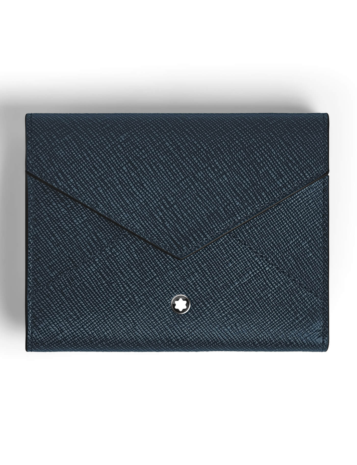 Montblanc - Portafoglio Trifold Montblanc Envelope colore Tweed blue - 220341