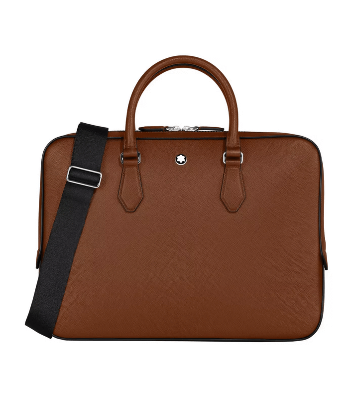 Montblanc - Portadocumenti Sottile in Pelle Sartorial, colore fulvo - 220334