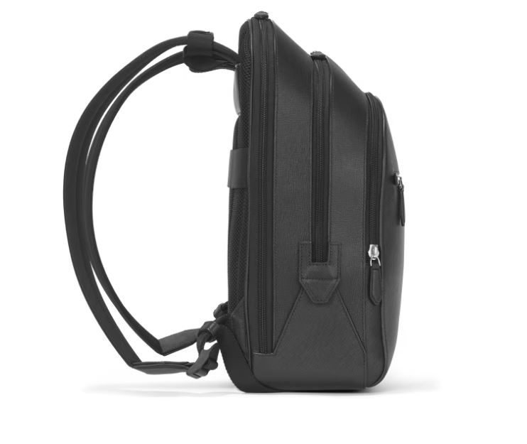 Montblanc - Zaino Modello Medio con 3 Compartimenti in Pelle Sartorial Montblanc - 130275 - immagine 2