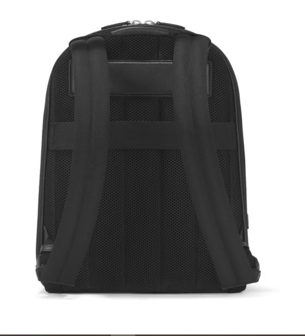 Montblanc - Zaino Modello Medio con 3 Compartimenti in Pelle Sartorial Montblanc - 130275 - immagine 3