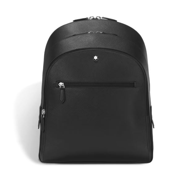 Montblanc - Zaino Modello Medio con 3 Compartimenti in Pelle Sartorial Montblanc - 130275