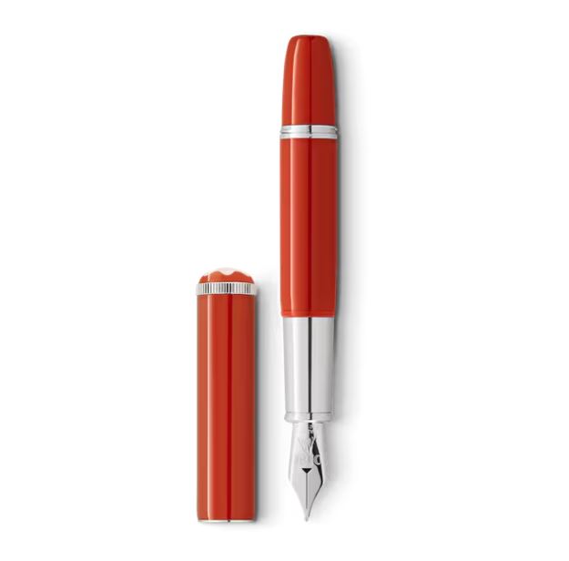 Montblanc - Stilografica Montblanc Heritage Rouge et Noir “Baby” Edizione Speciale Color Corallo M - 127856