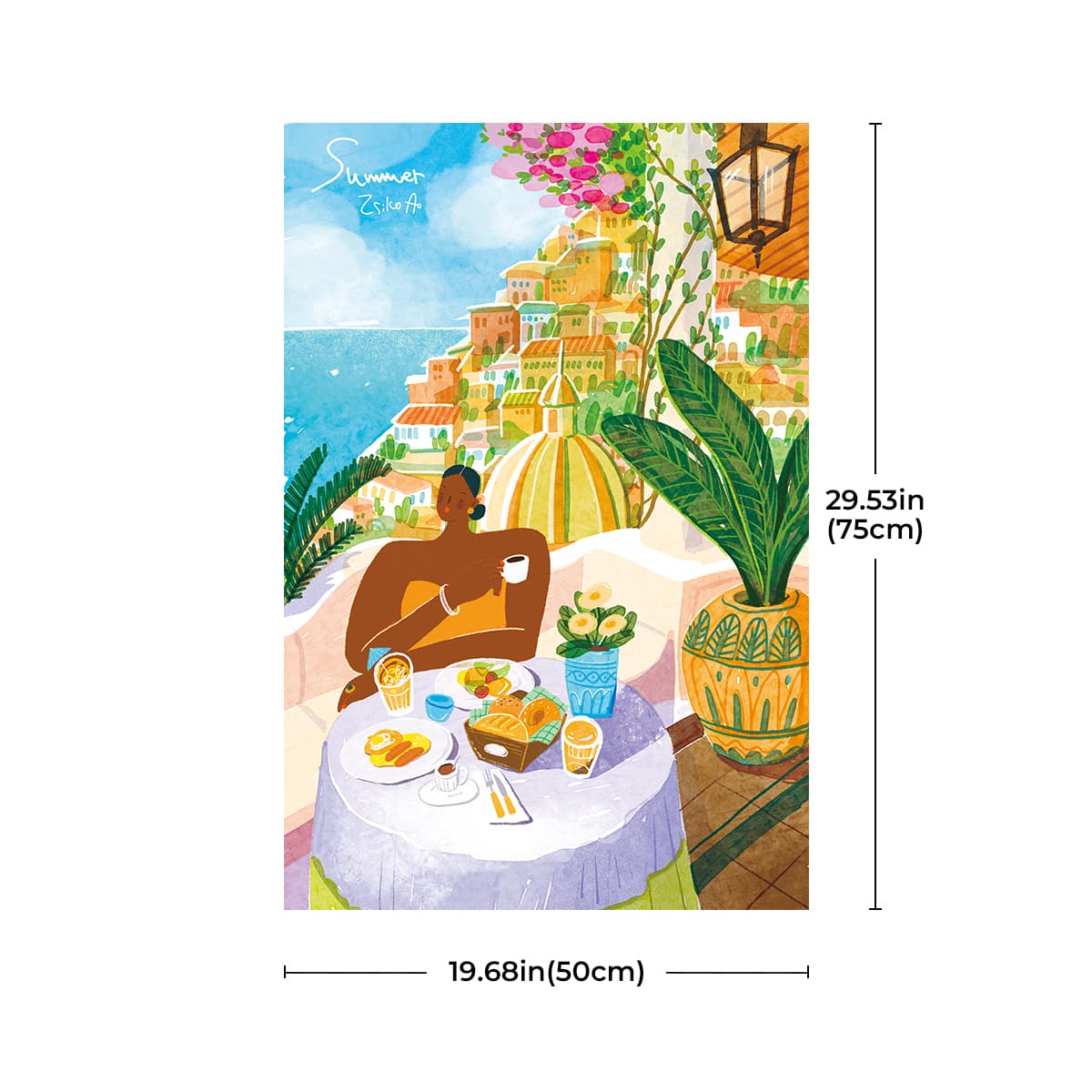 Robotime Rokr - Puzzle JOYPIECE Amalfi Holiday da 1000 pezzi - PT005 - immagine 5